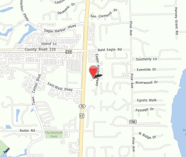 Location Map: 1665 Eagle Harbor Pkwy E Fleming Island, FL 32003